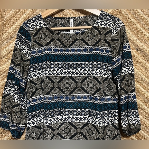 Rachel Kate Womens Geometric Print Boho Shift Dress,Size M,Great Condition - Picture 2 of 9